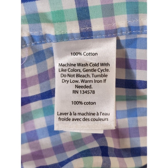 Vineyard Vines Mens Lrg Classic Fit Tucker Shirt Multi-Colored Check Longsleeve - Picture 8 of 9